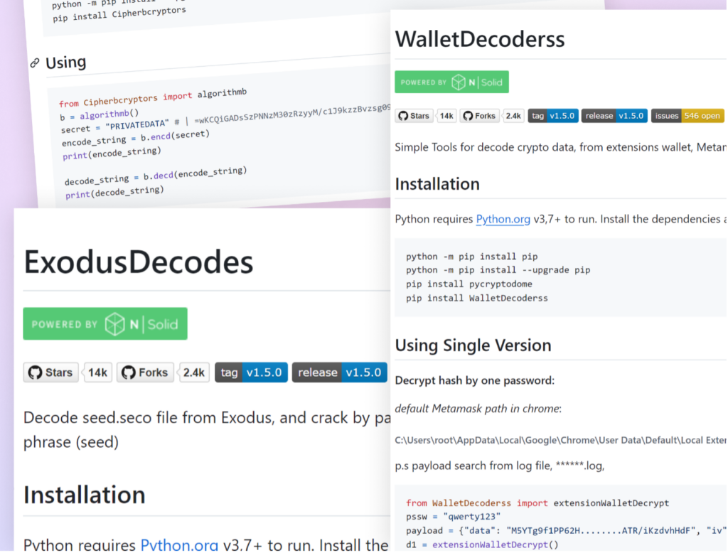 vulnerbyte - مخزن PyPI - پکیج مخرب - exodus