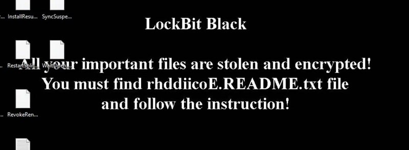 LockBit’s desktop wallpaper alteration گروه والنربایت vulnerbyte post-encryption (Source - The DFIR Report)