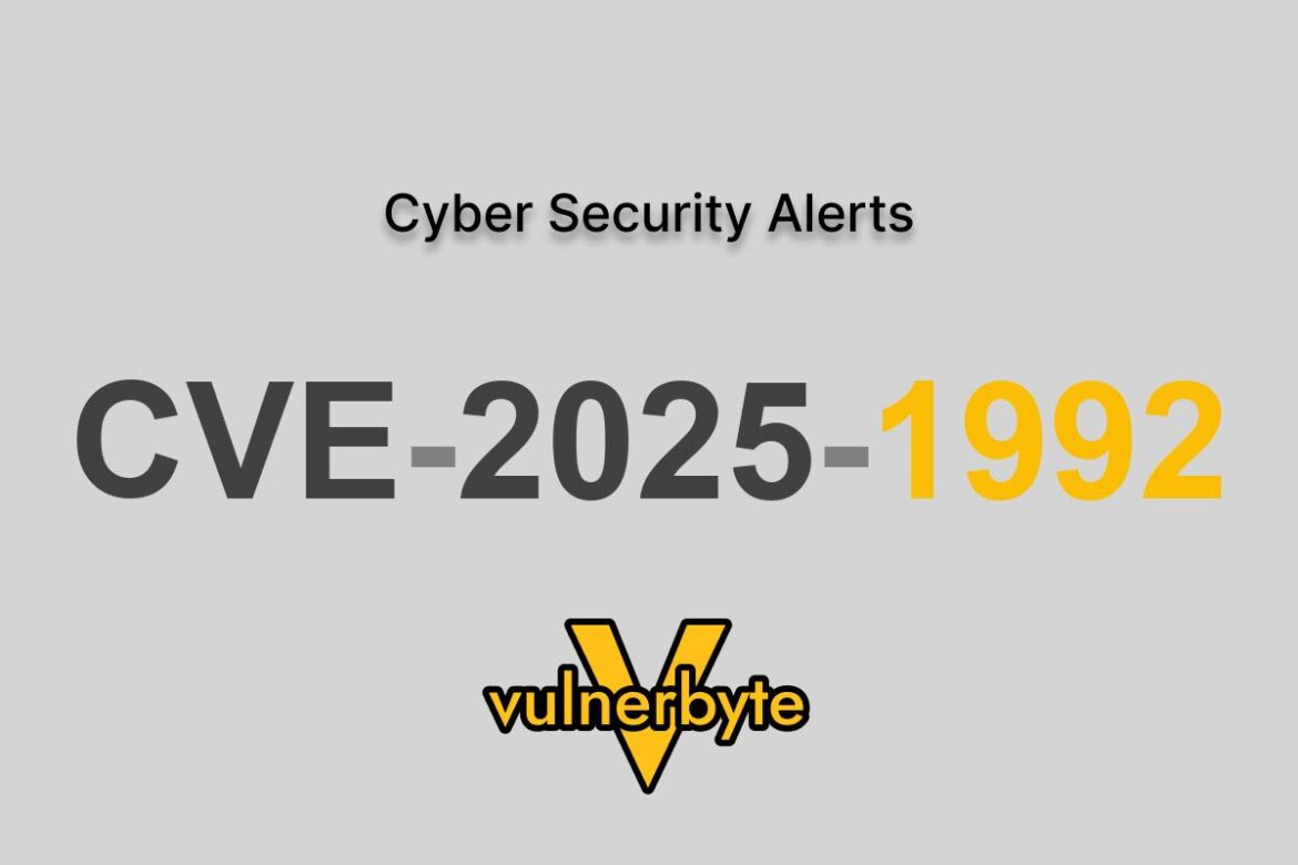 هشدار سایبری CVE-2025-1992