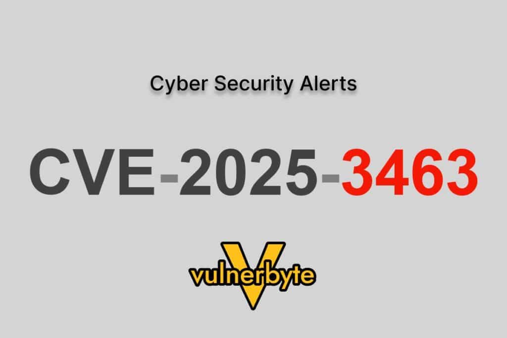 هشدار سایبری CVE-2025-3463