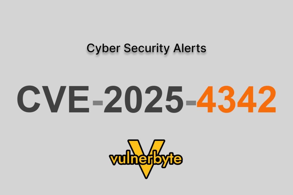 هشدار سایبری CVE-2025-4342