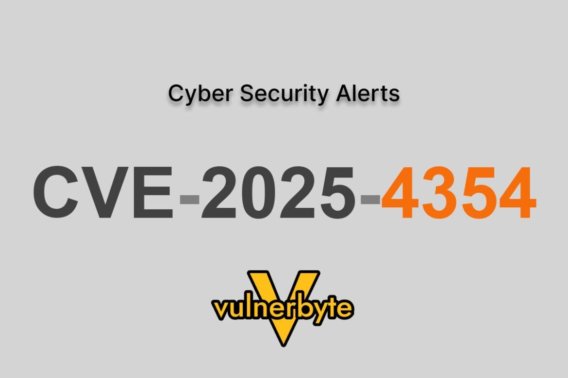 هشدار سایبری CVE-2025-4354
