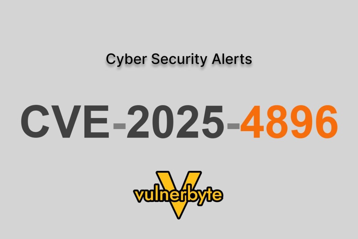 هشدار سایبری CVE-2025-4896