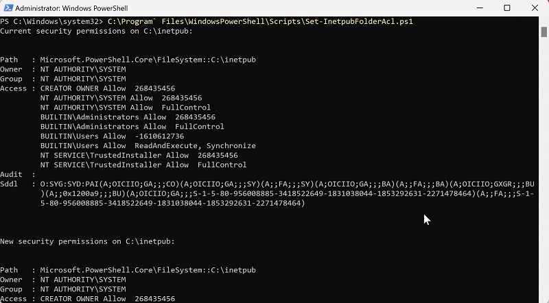 Microsoft shares script to restore inetpub folder you shouldn’t delete گروه والنربایت vulnerbyte