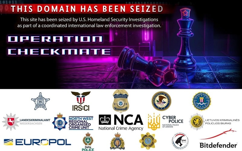 BlackSuit ransomware extortion sites seized in Operation Checkmate گروه والنربایت vulnerbyte