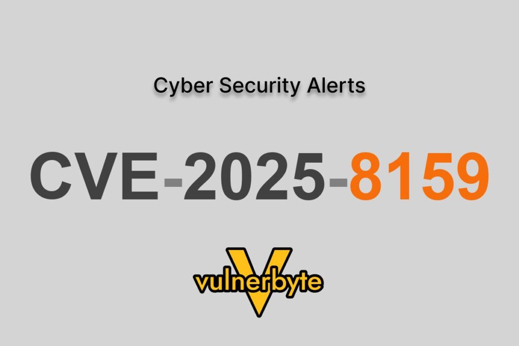 هشدار سایبری CVE-2025-8159