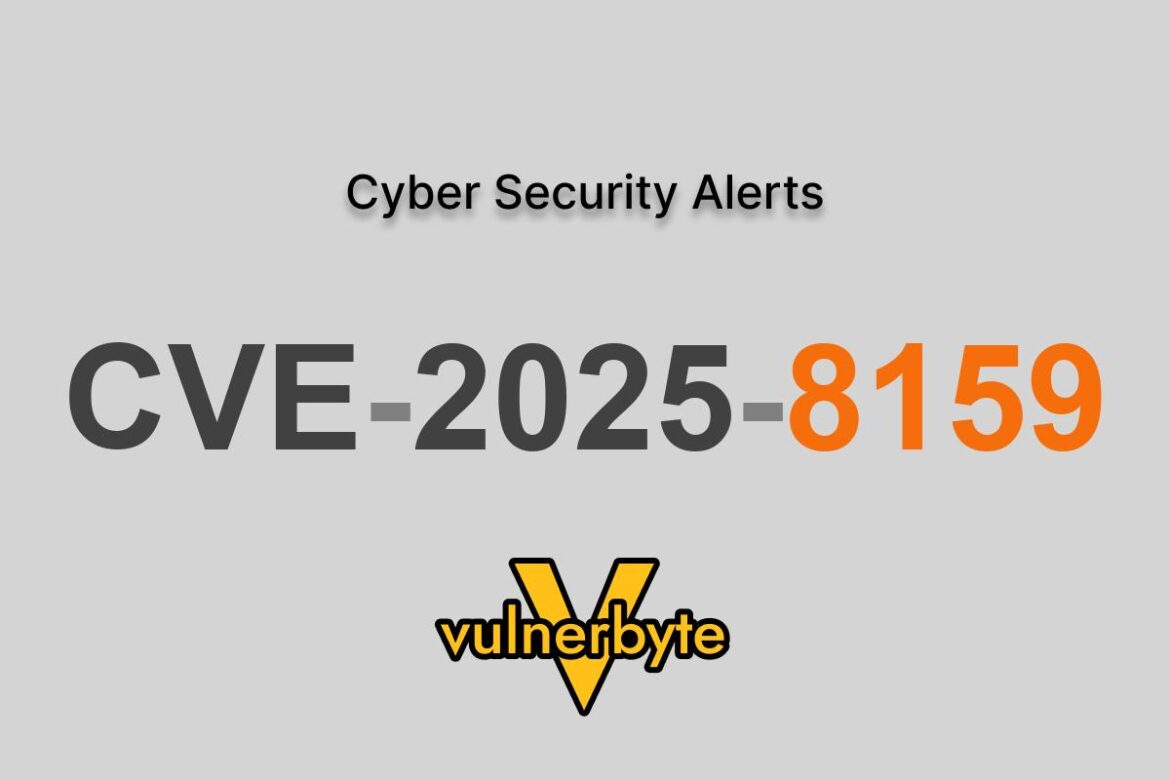 هشدار سایبری CVE-2025-8159