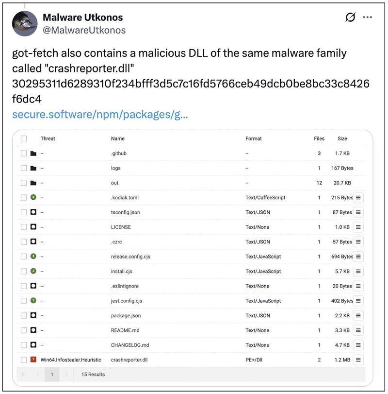 Popular npm linter packages hijacked via phishing to drop malware گروه والنربایت vulnerbyte