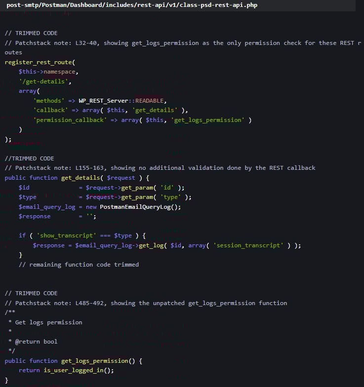 Post SMTP plugin flaw exposes 200K WordPress sites to hijacking attacks Post SMTP plugin flaw exposes 200K WordPress sites to hijacking attacks گروه والنربایت vulnerbyte