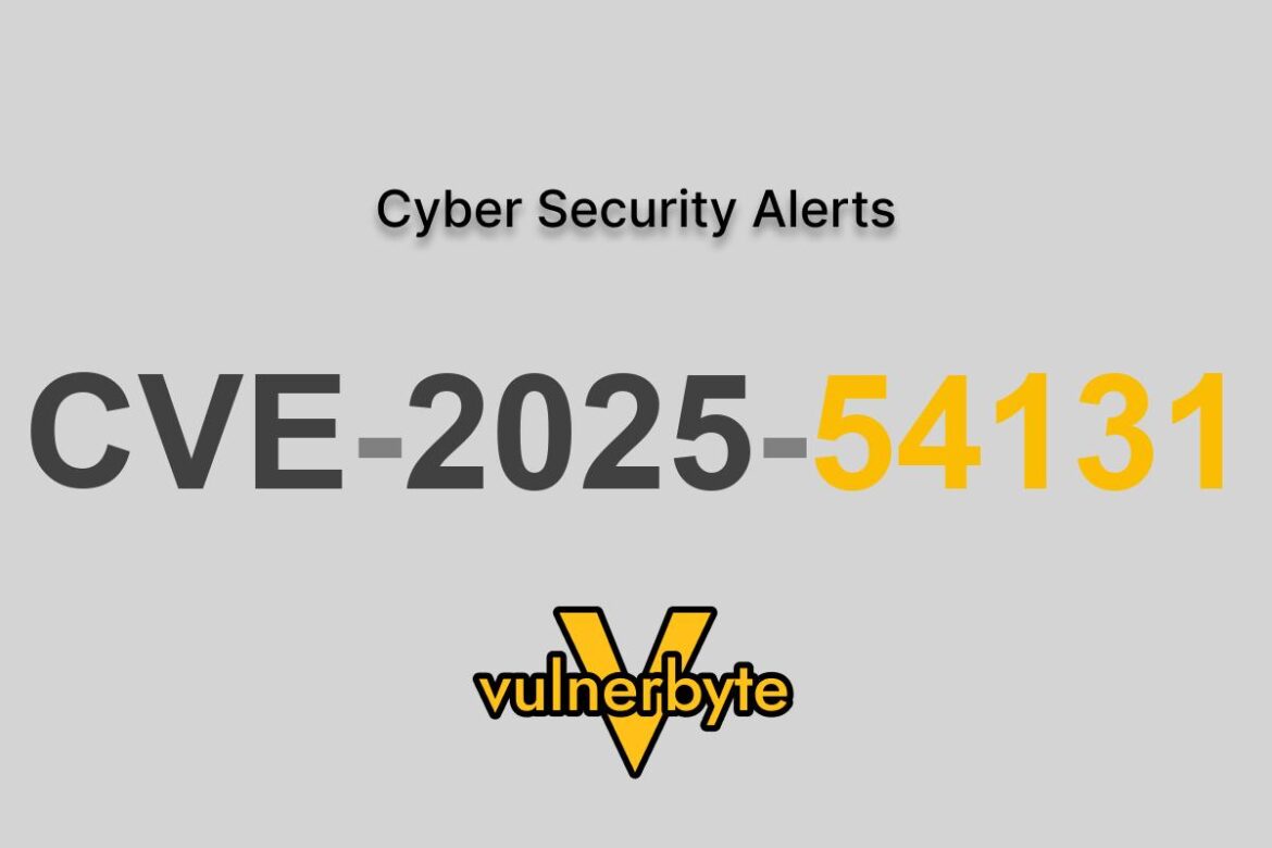 هشدار سایبری CVE-2025-54131
