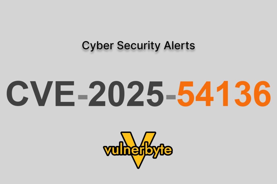هشدار سایبری CVE-2025-54136