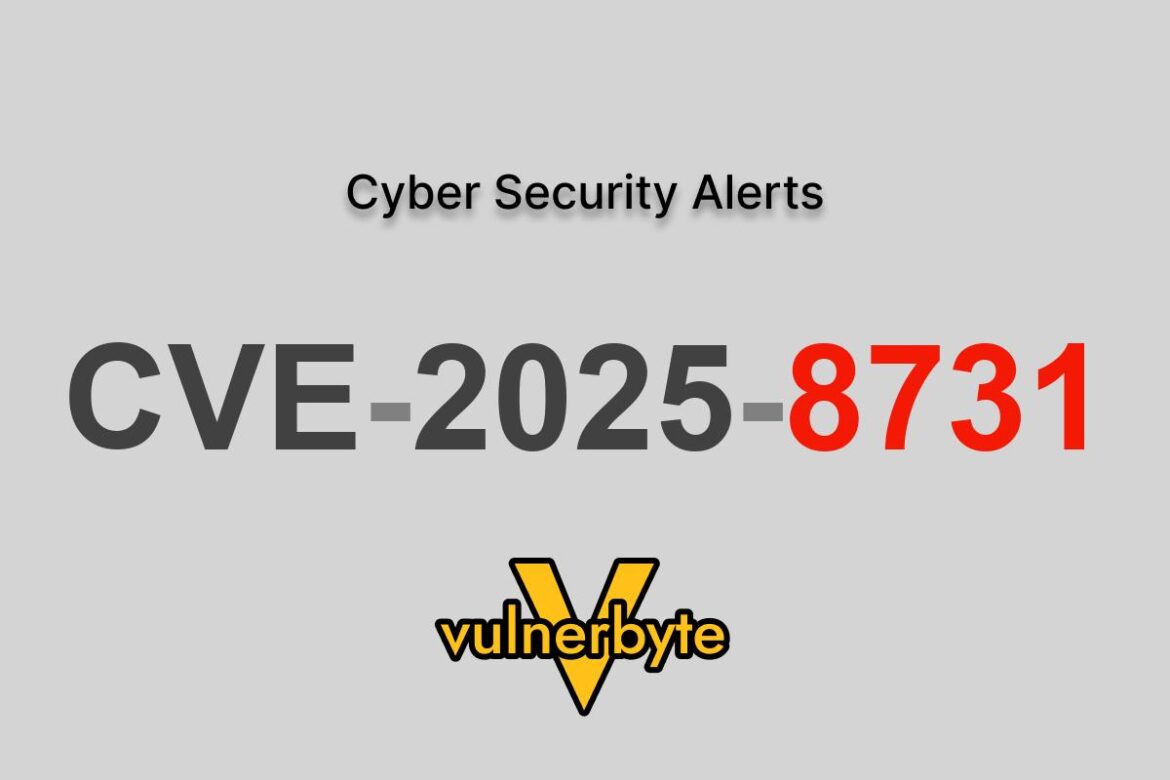 هشدار سایبری CVE-2025-8731