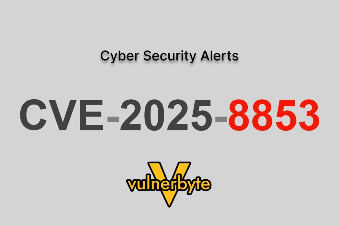 هشدار سایبری CVE-2025-8853