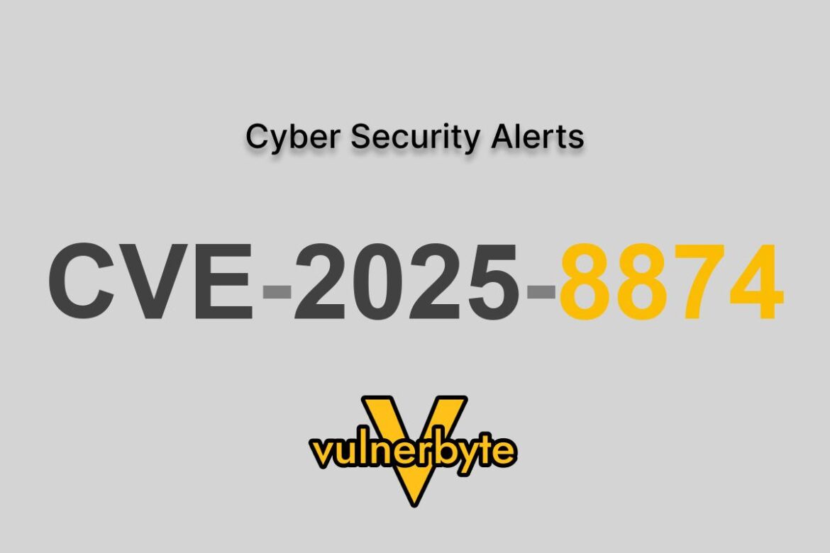 هشدار سایبری CVE-2025-8874