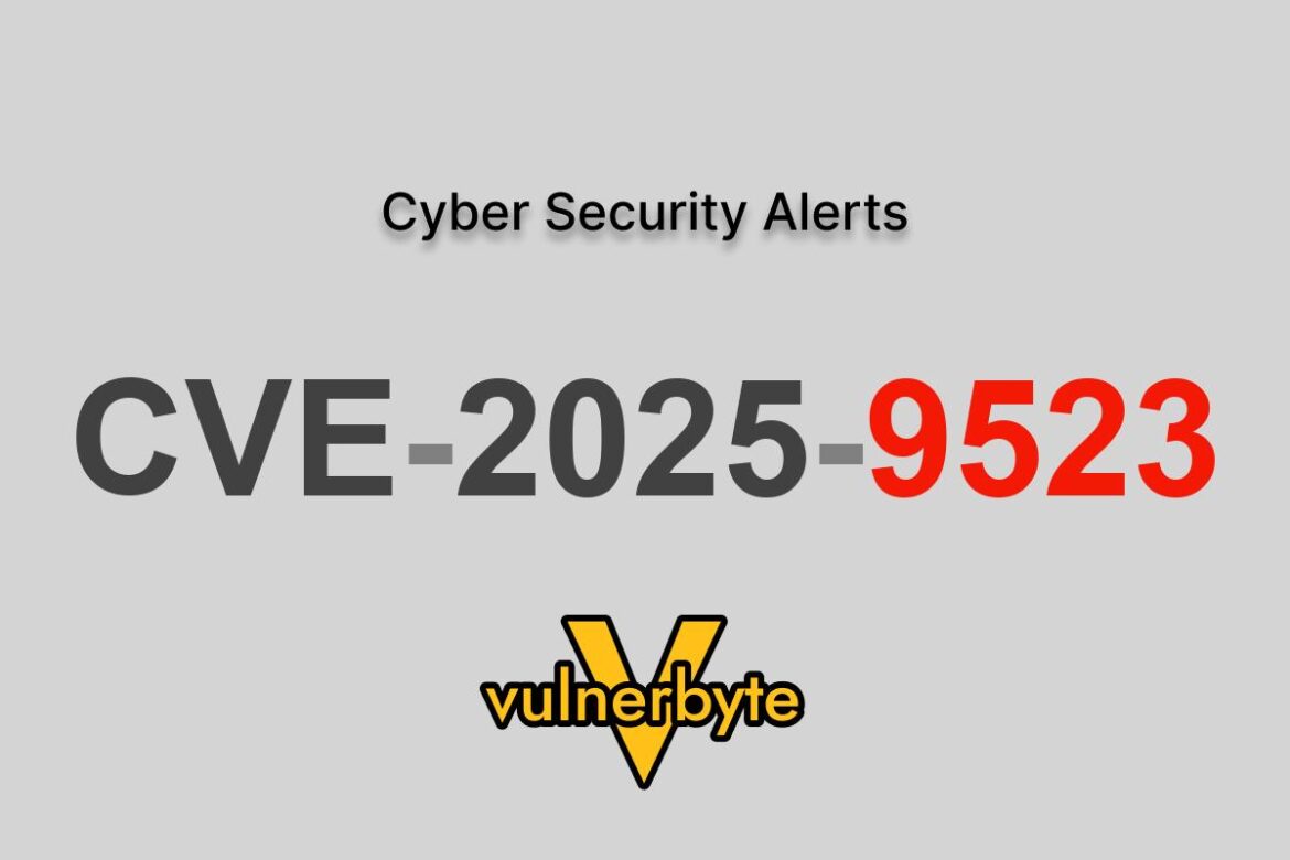 هشدار سایبری CVE-2025-9523