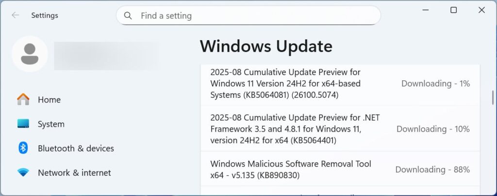 Windows 11 KB5064081 update clears up CPU usage metrics in Task Manager گروه والنربایت vulnerbyte