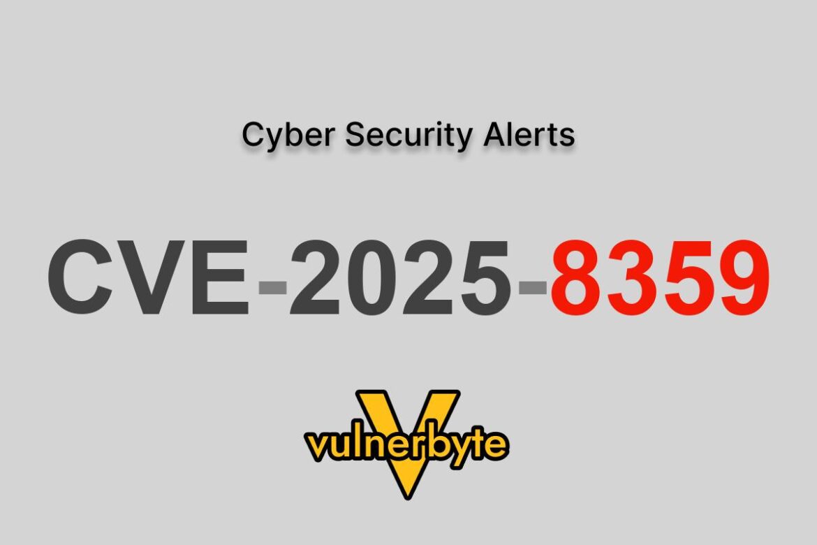 هشدار سایبری CVE-2025-8359