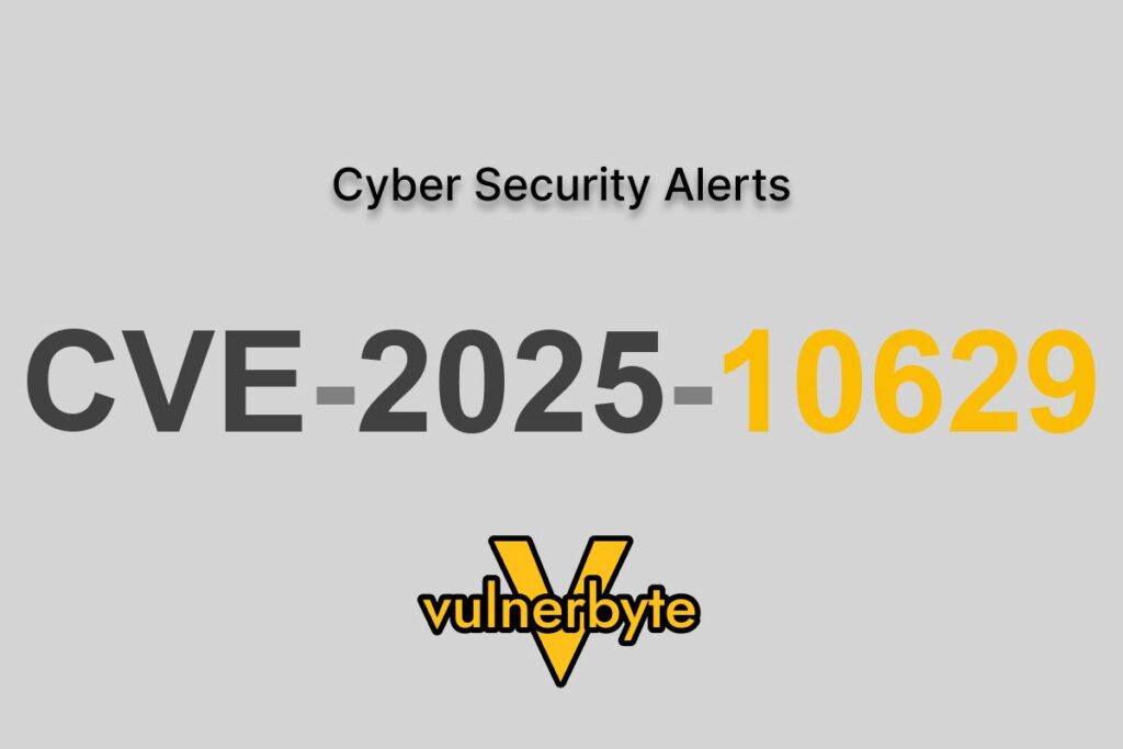 هشدار سایبری CVE-2025-10629