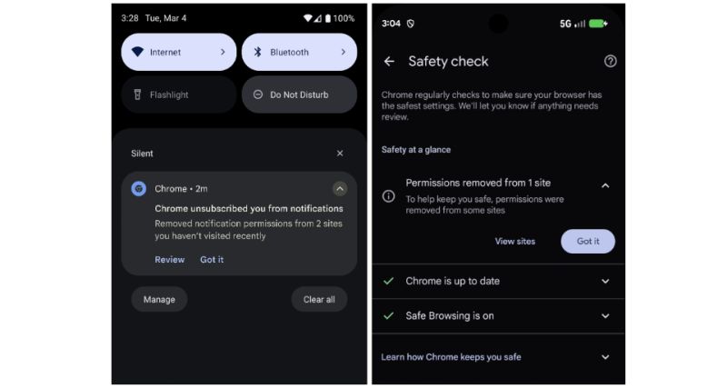 Google Chrome to revoke browser notifications for inactive sites گروه والنربایت vulnerbyte