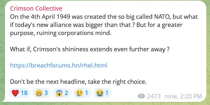 Red Hat data breach escalates as ShinyHunters joins extortion گروه والنربایت vulnerbyte