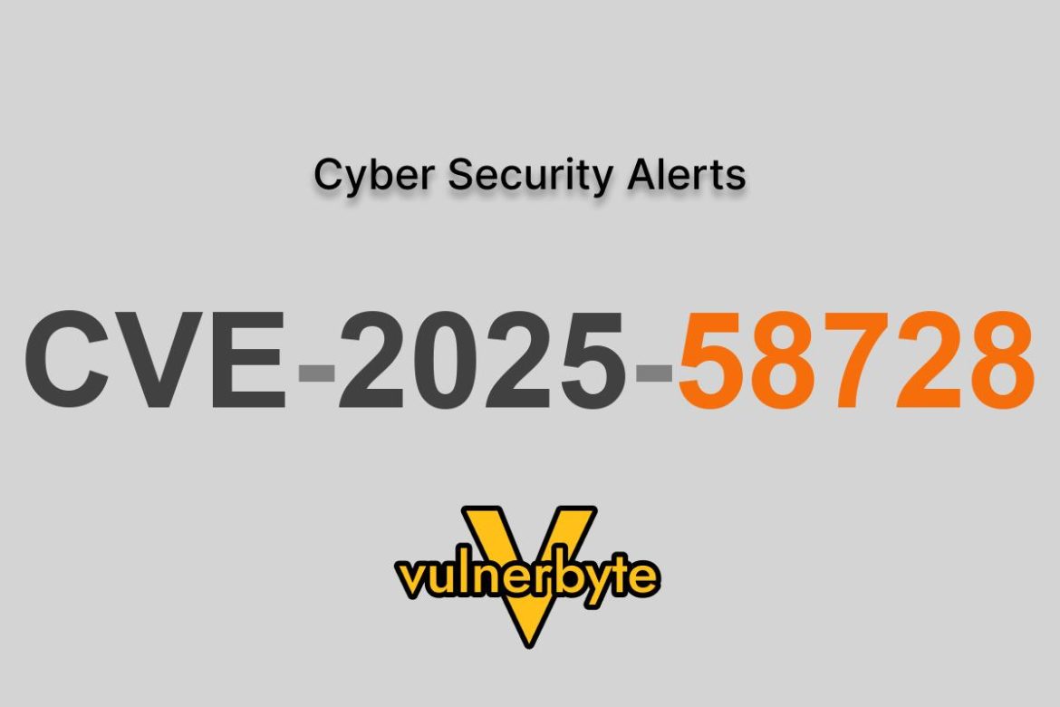 هشدار سایبری CVE-2025-58728