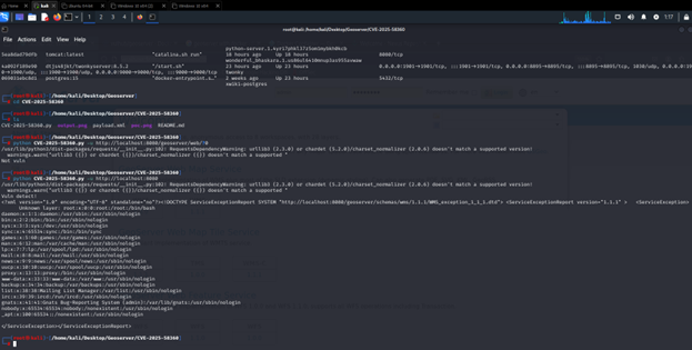 گزارش اثبات آسیب‌پذیری  CVE-2025-58360