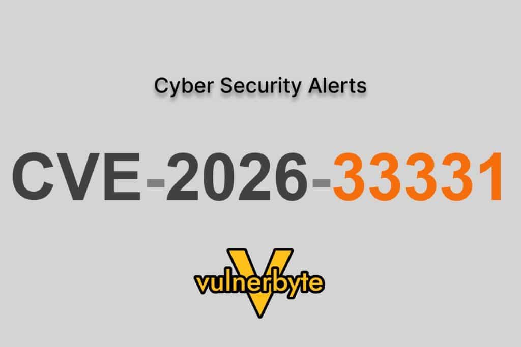 هشدار سایبری CVE-2026-33331